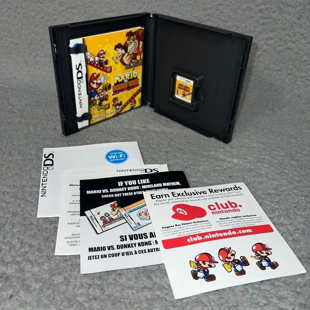 Mario vs. Donkey Kong: Mini-Land Mayhem! Nintendo DS Puzzle Video Game *Tested*